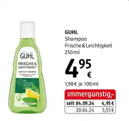 dm Guhl shampoo frische & leichtigkeit Angebot