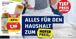 Hofer BIO-TOAST Angebot