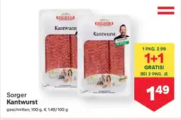 MPreis Sorger Kantwurst Angebot