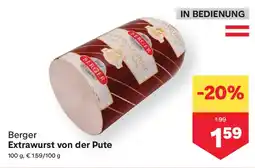 MPreis Berger Extrawurst von der Pute Angebot