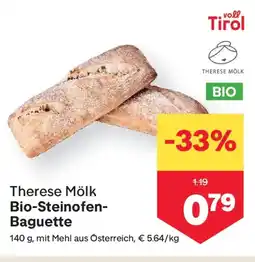 MPreis Therese Mölk Bio-Steinofen Baguette Angebot