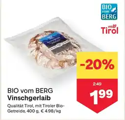 MPreis Bio vom berg vinschgerlaib Angebot