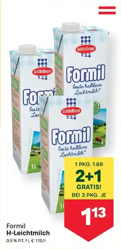 MPreis Formil H-Leichtmilch Angebot