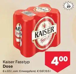 MPreis Kaiser Fasstyp Dose Angebot
