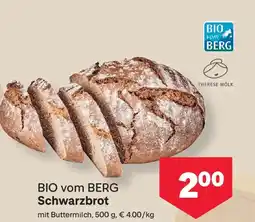 MPreis BIO vom BERG Schwarzbrot Angebot