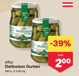 MPreis Efko delikatess gurken Angebot