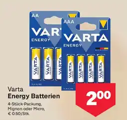 MPreis Varta Energy Batterien Angebot