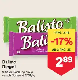 MPreis Balisto riegel Angebot