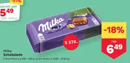 MPreis Milka Schokolade Angebot