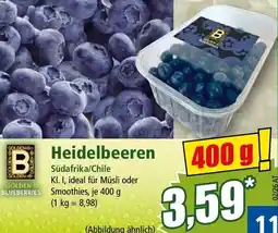 Norma Heidelbeeren Angebot