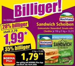 Norma Sandwich Scheiben Angebot