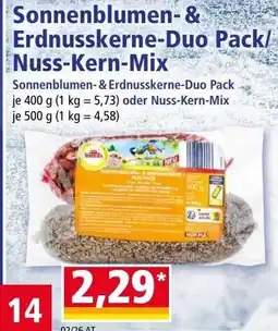 Norma Sonnenblumen- & erdnusskerne-duo pack nuss-kern-mix Angebot
