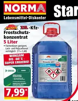 Norma XXL-Kfz- Frostschutz- konzentrat Angebot