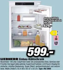 Red Zac LIEBHERR Einbau-Kühlschrank Angebot