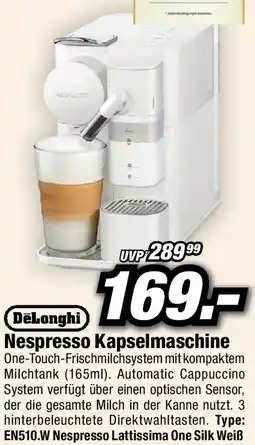 Red Zac DeLonghi Nespresso Kapselmaschine Angebot