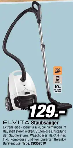 Red Zac ELVITA Staubsauger Angebot