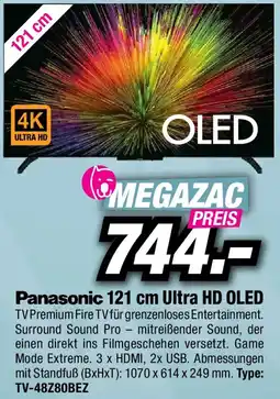 Red Zac Panasonic 121 cm ultra hd oled Angebot