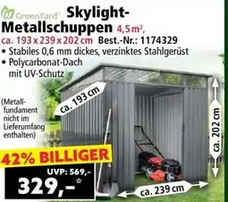 Norma Skylight-metallschuppen Angebot
