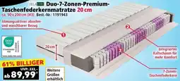 Norma Duo-7-Zonen-Premium- Taschenfederkernmatratze Angebot