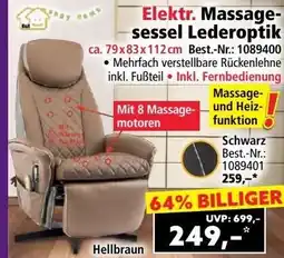 Norma Elektr. Massage- sessel Lederoptik Angebot