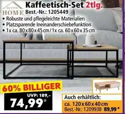Norma Kaffeetisch-set Angebot