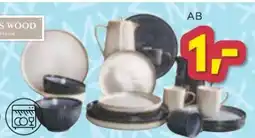 Möbelix James Wood Geschirrserie Danica Angebot