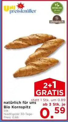 Unimarkt Bio Kornspitz Angebot