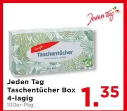 Unimarkt Jeden Tag Taschentücher Box 4-lagig Angebot