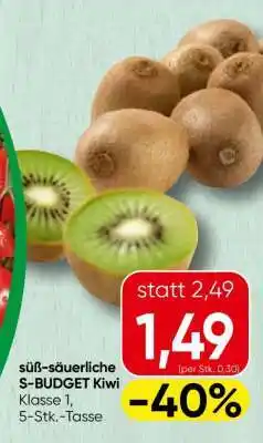 Spar süß-säuerliche S-BUDGET Kiwi Angebot