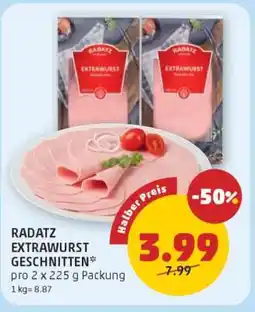 PENNY RADATZ EXTRAWURST GESCHNITTEN Angebot