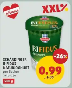 PENNY SCHÄRDINGER BIFIDUS NATURJOGHURT Angebot