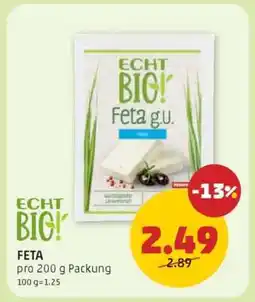 PENNY ECHT BIG! FETA Angebot