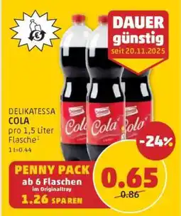 PENNY DELIKATESSA COLA Angebot