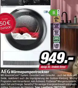 Red Zac AEG Wärmepumpentrockner Angebot