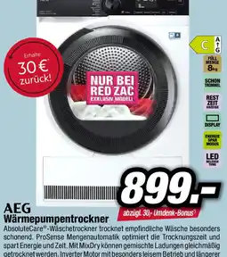 Red Zac AEG Wärmepumpentrockner Angebot