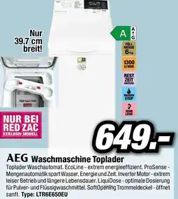 Red Zac AEG Waschmaschine Toplader Angebot
