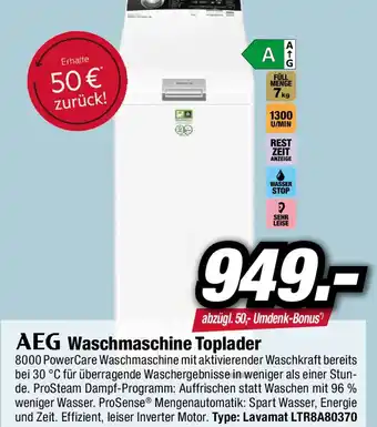 AEG Waschmaschine Toplader