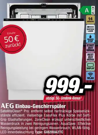 AEG Einbau-Geschirrspüler