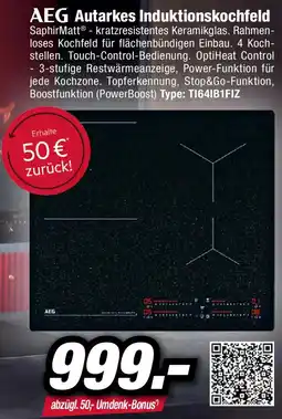 Red Zac AEG Autarkes Induktionskochfeld Angebot