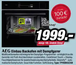 Red Zac AEG Einbau Backofen mit Dampfgarer Angebot