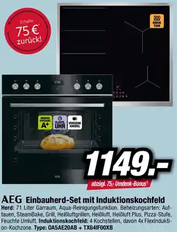 Red Zac AEG Einbauherd-Set mit Induktionskochfeld Angebot
