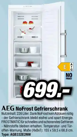 Red Zac AEG NoFrost Gefrierschrank Angebot