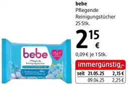 dm Bebe pflegende reinigungstücher Angebot