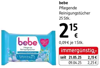 Bebe pflegende reinigungstücher