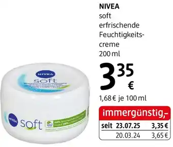 Nivea soft erfrischende feuchtigkeits-