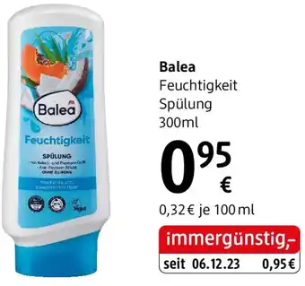 Balea Feuchtigkeit Spülung