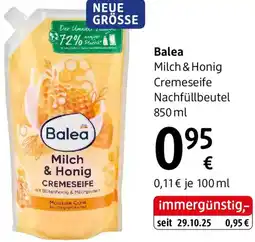 dm Balea Milch & Honig Cremeseife Angebot