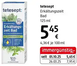 dm Tetesept erkältungszeit bad Angebot
