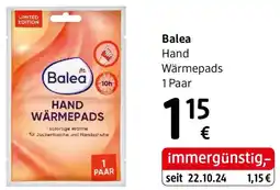 dm Balea hand wärmepads 1 paar Angebot