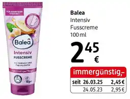 dm Balea Intensiv Fusscreme Angebot
